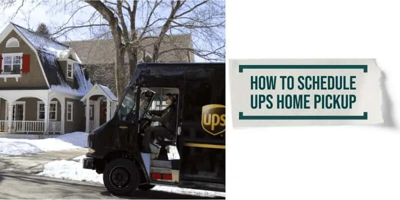 UPS Home Pickup: How to Schedule